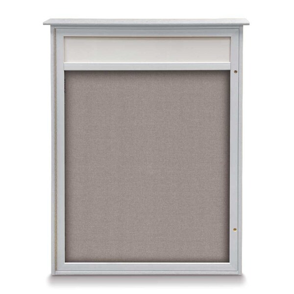 Single Door Enclosed Indoor Letterboard